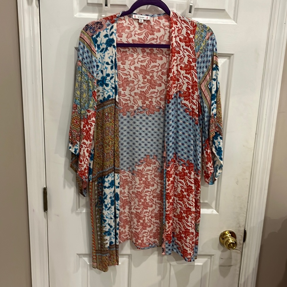 L Love kimono size small
